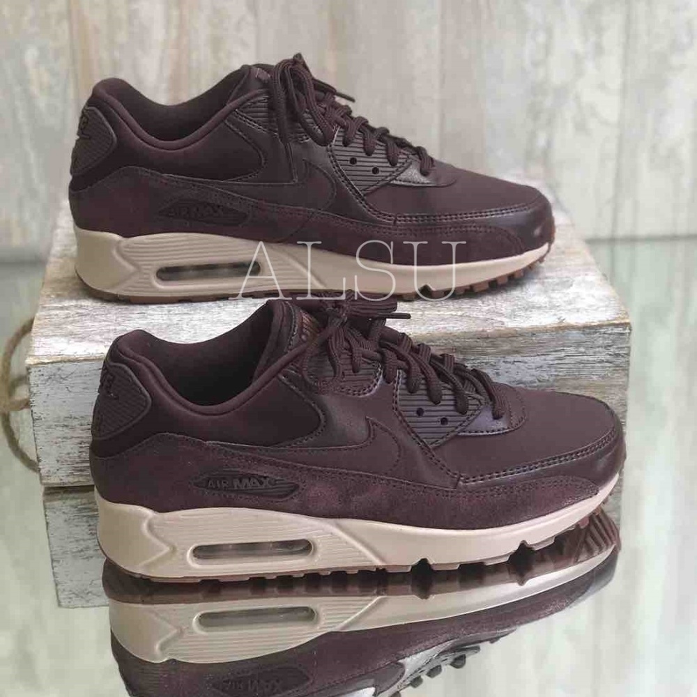Nike Air Max 90 PRM Burgundy Crush W AUTHENTIC